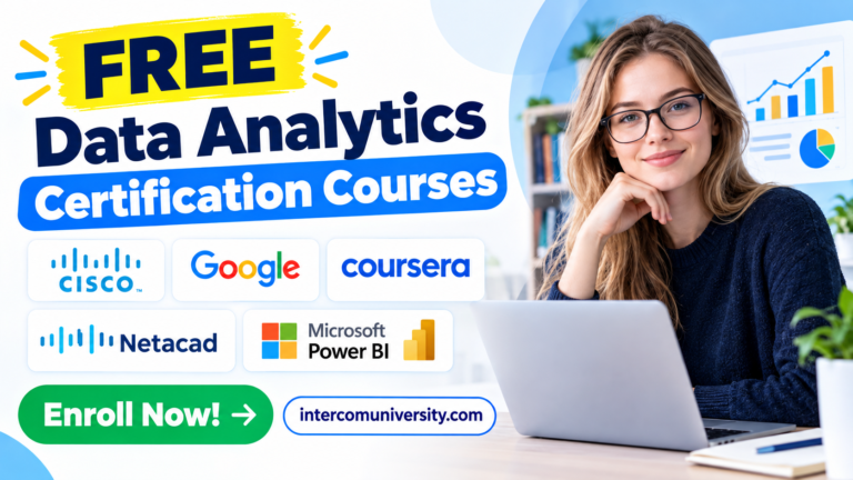 3 Powerful FREE Data Analytics Certification Courses
